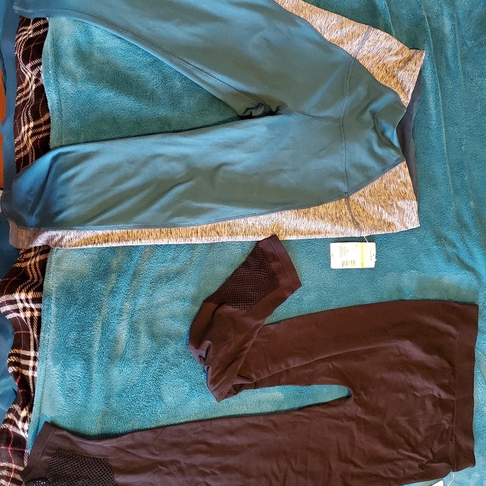 Work out capris, shirts and tank top